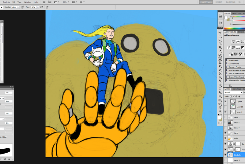 Illustration for article titled An Adventure Time x Pacific Rim Crossover Might Look Like This